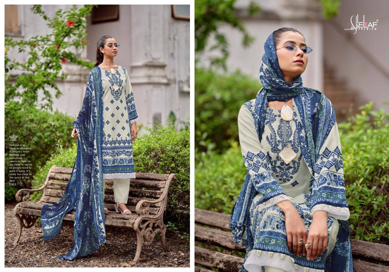 ASRAJOFA VOL 3 BY ELAF 1001 To 1008 Series Beautiful Festive Suits Stylish Fancy Colorful Ethnic Wear Soft Cotton Print Dresses At Wholesale Price